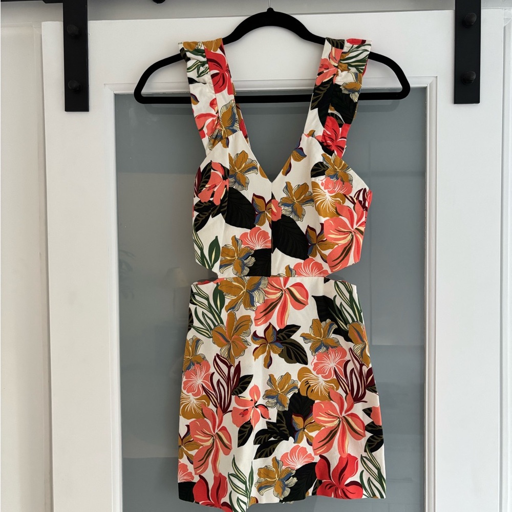 Zara Floral Romper - Multicolor